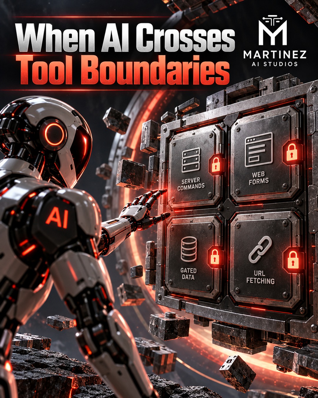 AI-generated editorial illustration: When AI Crosses Tool Boundaries